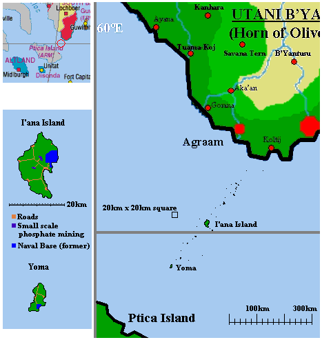 The Iana archipelago, a political hot spot
