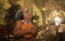 A Spiritual song is sung in a traditional Utani church service
